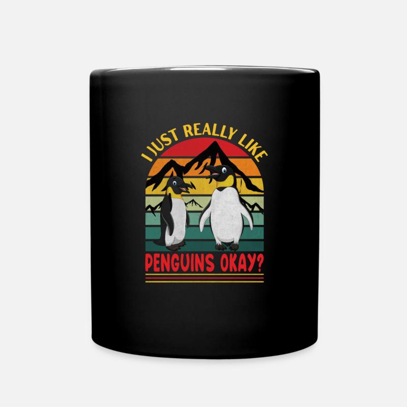 Pingouin - Mug uni - noir