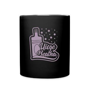 Whisky Uisge Beatha – Eau de Vie - Mug uni - noir - Devant