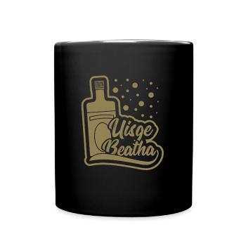 Whisky Uisge Beatha – Eau de Vie - Mug uni - noir - Devant