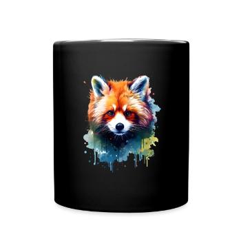 Red Panda - Full Colour Mug - black - Front