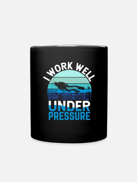 Plongée Plongée sous-marine Funny Scuba Diver - Mug uni - noir