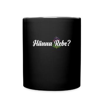 Reben Schwarzwälder Schwarzwald - Tasse einfarbig - Schwarz - Vorne