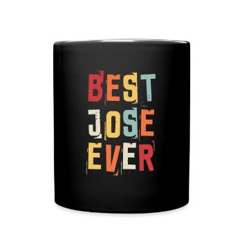 Meilleur Jose Jamais Rétro Prénom Texte Disant - Mug uni - noir - Devant