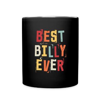 Meilleur Billy Jamais Rétro Prénom Texte Disant - Mug uni - noir - Devant