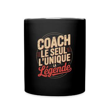coach sportif le seul homme humour humoristique - Mug uni - noir - Devant