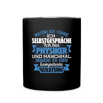 PHYSIKER - KOMPETENTE BERATUNG - Tasse einfarbig - Schwarz - Vorne