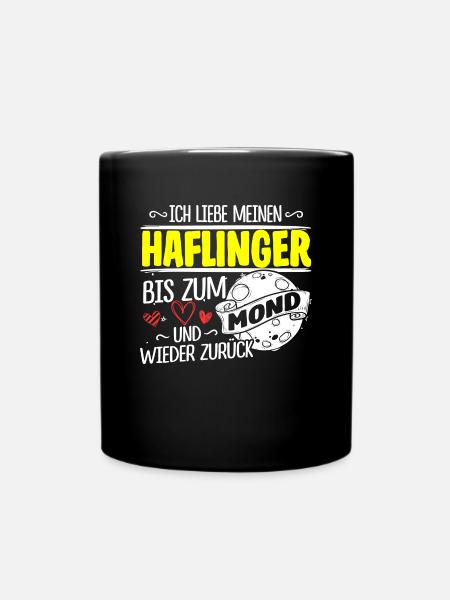 HAFLINGER - Mond - Tasse einfarbig - Schwarz