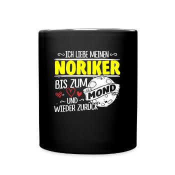 NORIKER - Mond - Tasse einfarbig - Schwarz - Vorne