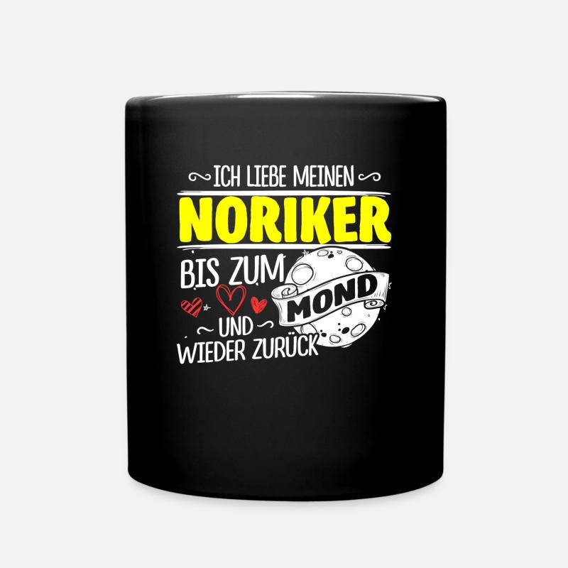 NORIKER - Mond - Tasse einfarbig - Schwarz