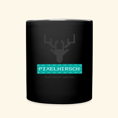 PIXELHIRSCH - Logo - Tasse einfarbig