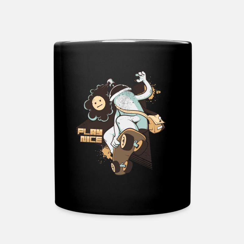 Idée cadeau cadeau de patineur Nice - Mug uni - noir