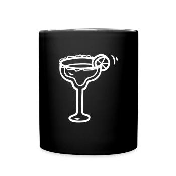 Martini - Tasse einfarbig - Schwarz - Vorne