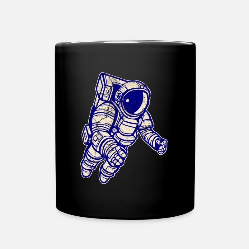 Astronaut Space Space Space Gift Idea - Full Colour Mug - black