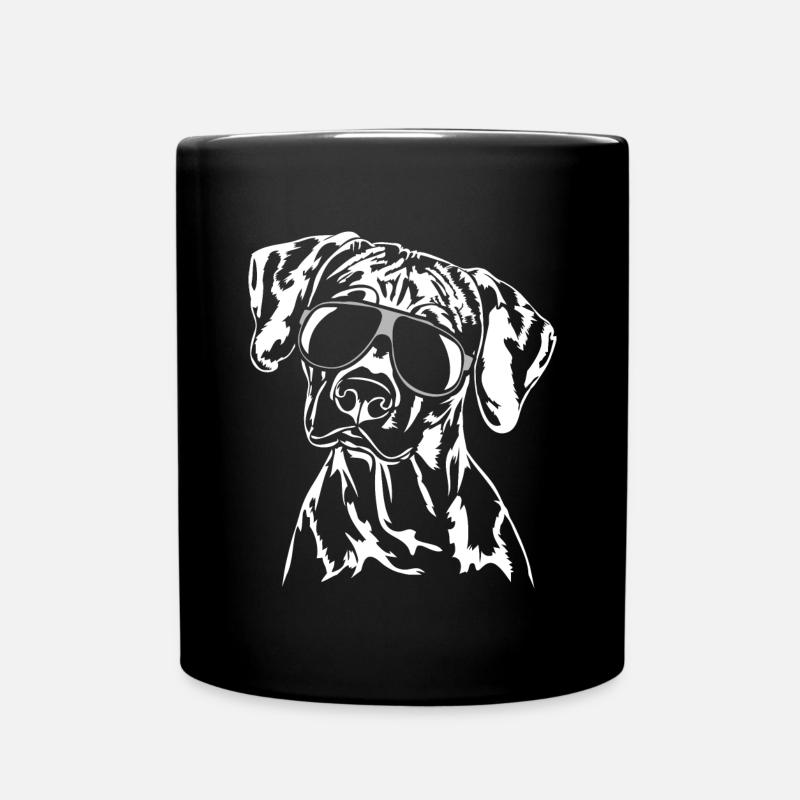 RHODESIAN RIDGEBACK cool Wilsigns Hundemotiv - Tasse einfarbig - Schwarz