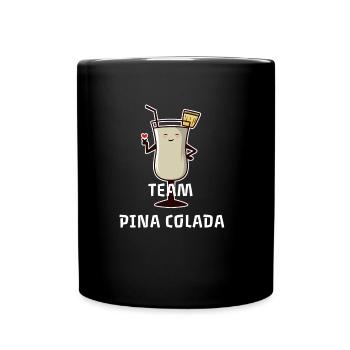 Pina Colada Funny Team Cocktail de boissons drôle - Mug uni - noir - Devant
