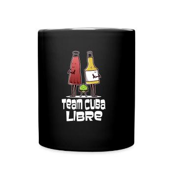 Cocktail Team Cuba Libre - Tasse einfarbig - Schwarz - Vorne