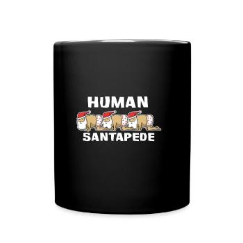Santa Claus Human Santapede - Full Colour Mug - black - Front