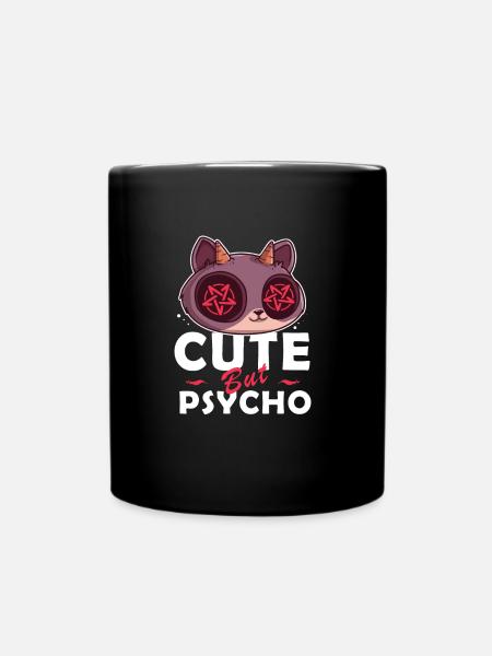 Sweet but : charm with a psychological twist - Full Colour Mug - black