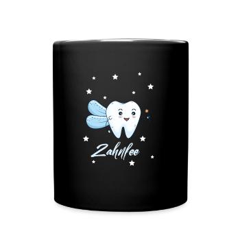 Süße Zahnfee – für kleine Helden des Zahnausfalls - Tasse einfarbig - Schwarz - Vorne