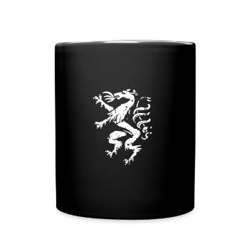 Steirischer Panther – Retro Grunge Look für Fans - Tasse einfarbig - Schwarz - Vorne
