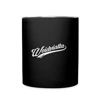 Woidviatta Original – Stolz aus dem Waldviertel - Tasse einfarbig - Schwarz - Vorne