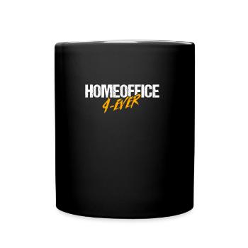 Bureau à domicile pour toujours drôle cadeau collègues - Mug uni - noir - Devant