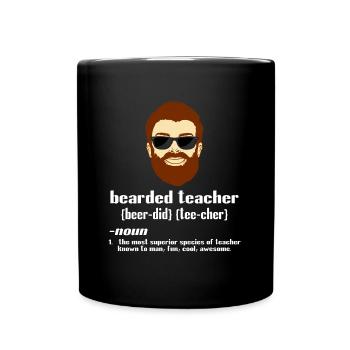 Teacher - Full Colour Mug - black - Front