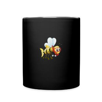 California Bumblebee Fish - Full Colour Mug - black - Front