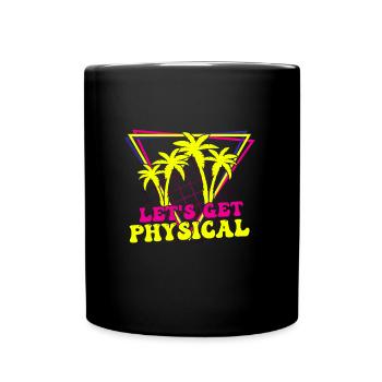 Obtenons un entraînement rétro vintage physique des années 80 - Mug uni - noir - Devant