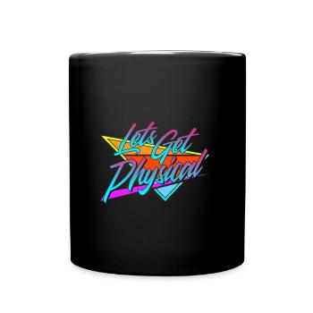 Obtenons un entraînement rétro vintage physique des années 80 - Mug uni - noir - Devant