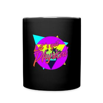 Obtenons un entraînement rétro vintage physique des années 80 - Mug uni - noir - Devant