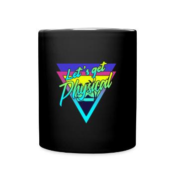 Obtenons un entraînement rétro vintage physique des années 80 - Mug uni - noir - Devant