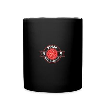 vintage tomato butcher meat - Full Colour Mug - black - Front