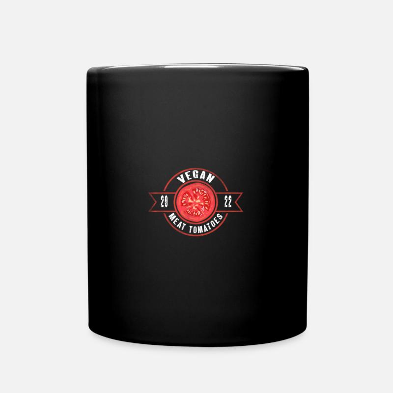 viande de boucher tomate vintage - Mug uni - noir