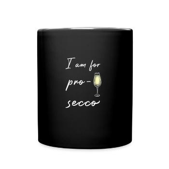 Celebration Girls' Evening Prosecco Celebration - Full Colour Mug - black - Front