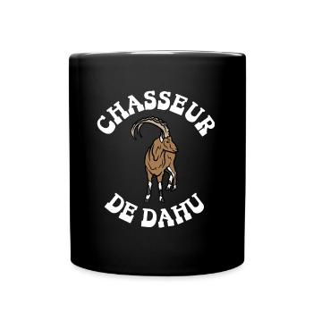 chasseur de dahu - Mug uni - noir - Devant