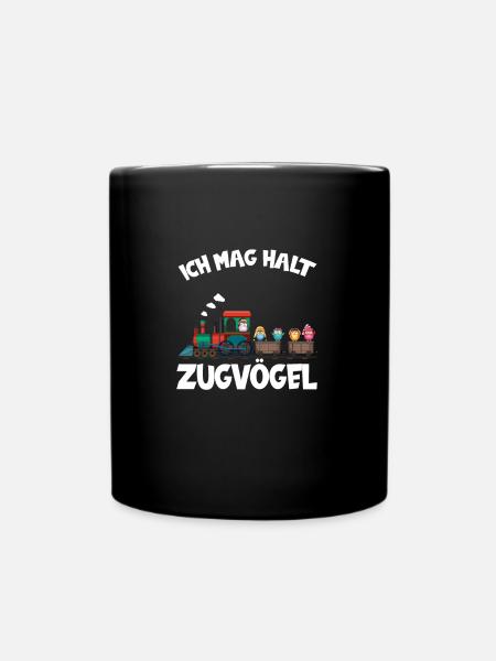 Zugvögel Cartoon Comic nicht nur für Ornithologen - Tasse einfarbig - Schwarz