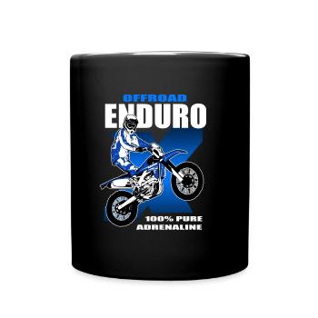 Enduro Tout-terrain - Mug uni - noir - Devant