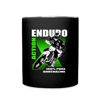 Enduro Tout-terrain - Mug uni - noir - Devant
