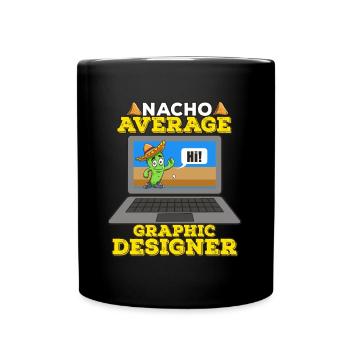 Cinco De Mayo Grapic Designer - Tasse einfarbig - Schwarz - Vorne