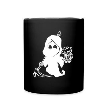 Grim reaper Happy St. Patrick's day - Mug uni - noir - Devant