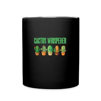 Funny comic cacti - Full Colour Mug - black - Front