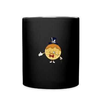 Waffle - Full Colour Mug - black - Front