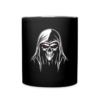 Grim Reaper Head - Full Colour Mug - black - Front