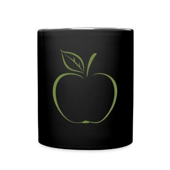 Apple - Full Colour Mug - black - Front