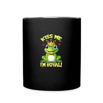 Green Frog Comic King - Full Colour Mug - black - Front