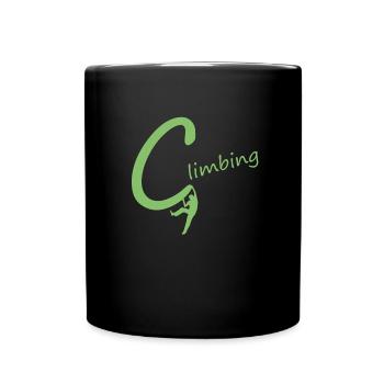 climbing - Tasse einfarbig - Schwarz - Vorne