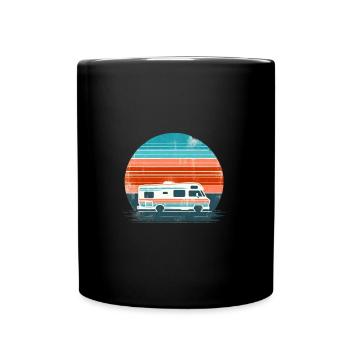 Camping Vacation Road Trip - Full Colour Mug - black - Front