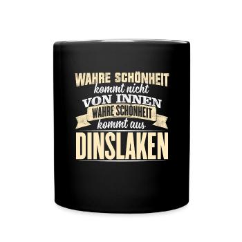 DINSLAKEN - Schönheit - Tasse einfarbig - Schwarz - Vorne
