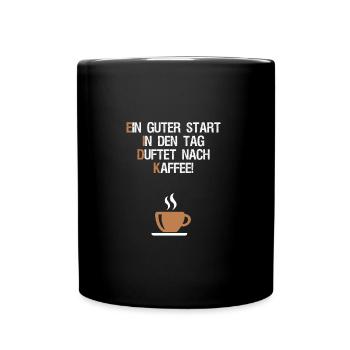Coffee Gift Idea - Full Colour Mug - black - Front